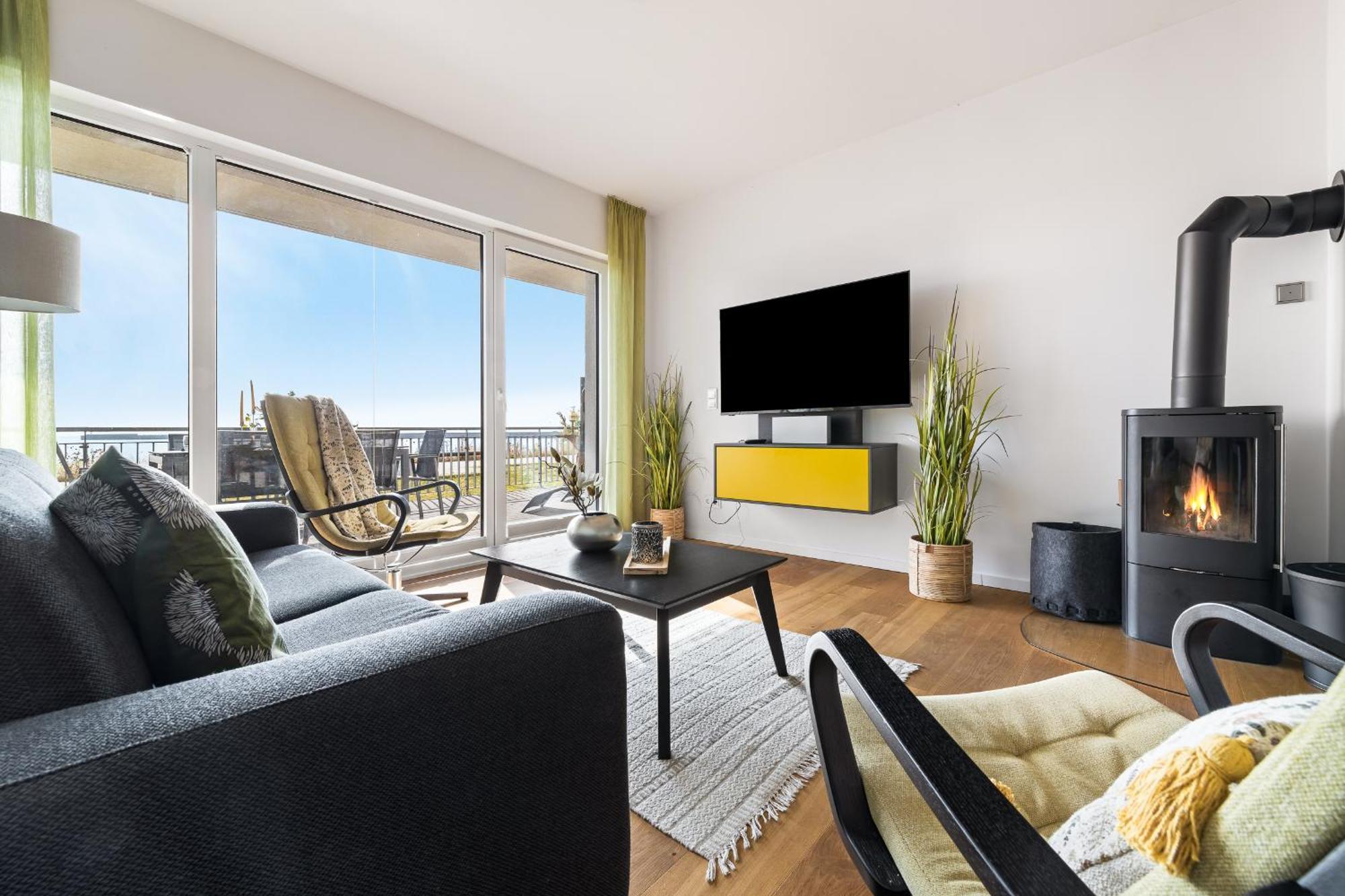 Ocean Vibes- Eg, Ostseeblick, Terrasse, Kamin Olpenitz Exterior photo